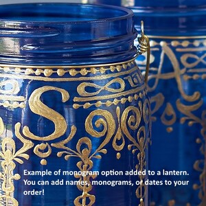 Henna Mason Jar Lykta, Boho Bröllopsdekoration, Personlig bild 5