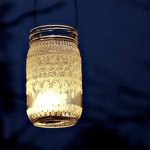 Wedding Gift Wedding Lantern Centerpiece Boho Wedding Centerpiece Shabby Chic Decor Engagement Gift Mason Jar Centerpieces Farmhouse Decor image 2