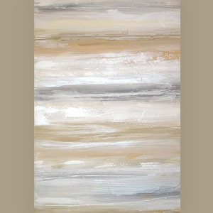 Original Art Abstract Painting Shabby Chic Acrylic Abstract Painting on ...