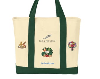 Borsa tote per appassionati del mercato degli agricoltori di San Francisco / Fog & Foundry / Idee regalo per la festa del papà