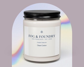 Clean Cotton Candle No. 01 | Fog & Foundry