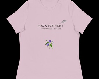 T-shirt da donna dai colori chiari e rilassati per la mattina