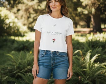 Bay Bloom Crop Tee | Fog & Foundry