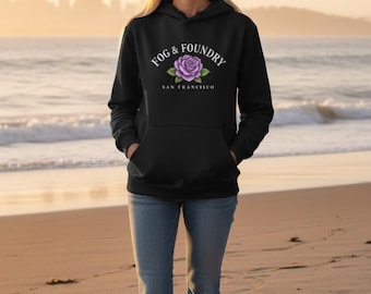 Purple Rose Classic Hoodie Fog & Foundry San Francisco