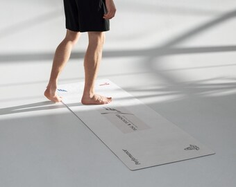 Yoga Mat — Blue Logo | Fog & Foundry