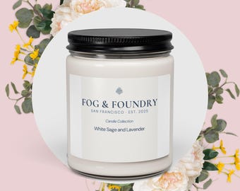 White Sage & Lavender Candle No. 04 | Fog  Foundry