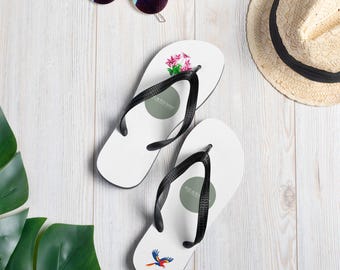 Rubber Flip Flops - Comfortable Beach Sandals with Flexible Sole