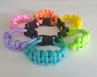 Adjustable Paracord Puppy ID Collars with Buckle