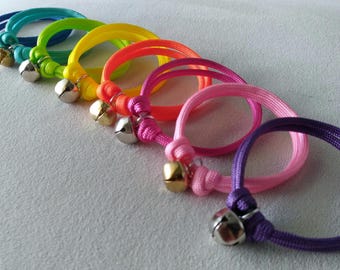 Adjustable Cat Collar with Bell, Soft, Lightweight Puppy ID Collar, ID tag collar