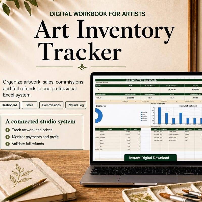 Commission Art Tracker - Etsy