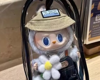Clear Display Case with Keychain
