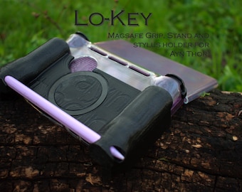 Ayn Thor Grip "Lo-Key" - Ergonomic, Compact, Magsafe, Display Stand, Stylus Holder