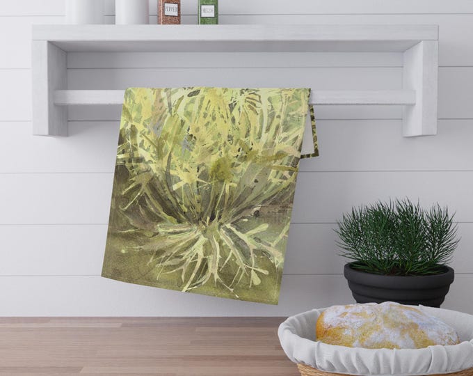 Nature-Inspired Tea Towels, Kitchen Décor Gift, Eco-Friendly Home, Cooking Accessories, Farmhouse Decor