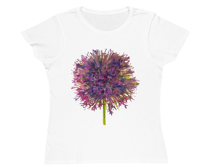 Floral Paradise Organic Women's T-Shirt, Eco-Friendly Top, Nature-Inspired Apparel, Gift for Her, Comfortable Casual Style, [...]
