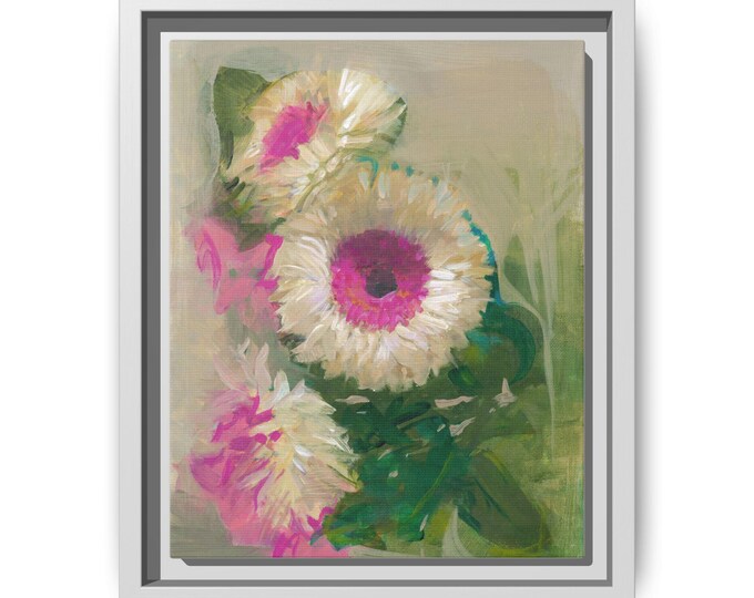 Matte Canvas, Black Frame