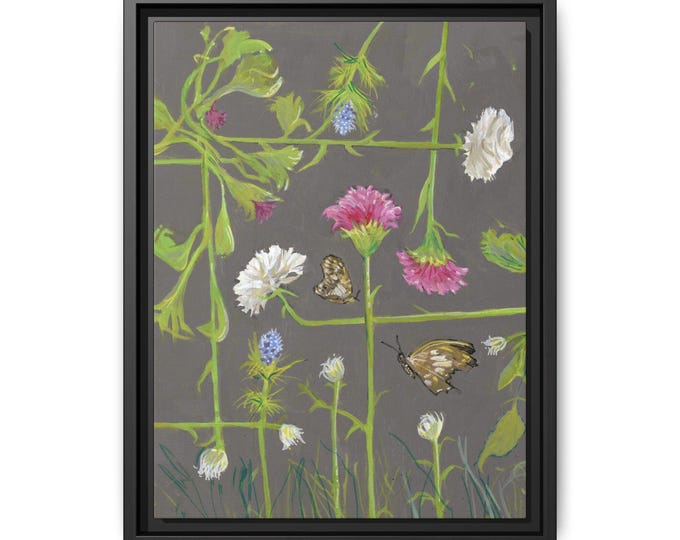 Matte Canvas, Black Frame