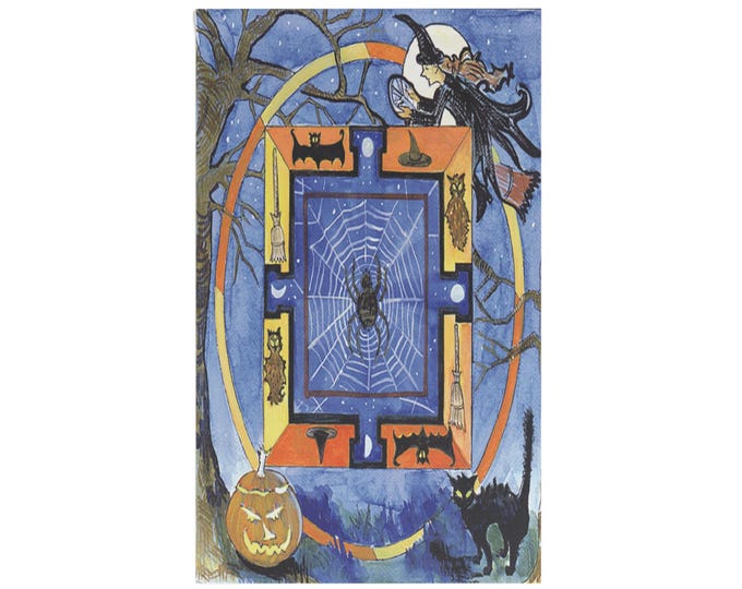Halloween House Banner, Spooky Decor for Parties, Autumn Decoration, Outdoor Halloween Banner, Witch Themed Decor