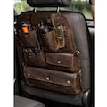 Hunter’s leather car seat organizer Backseat Storage Organizer, Hunting Gear Organizer,  Storage for Hunters Outdoor Gear Organizer product logo