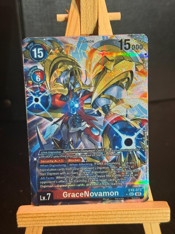 digimon holographic cards CARD GAME CYBER EDEN [BT-22]  PRODUCTSDigimon Card Game Beatbreak Starter Deck (ST Gracenovamon digimon card handmade full
