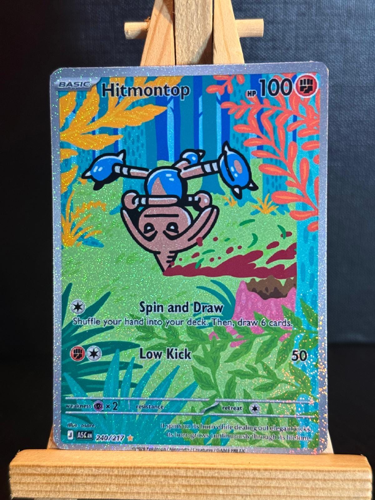 pokemon hitmontop card handmade Ascended heroes end display Hitmontop Ascended Heroes - Ball