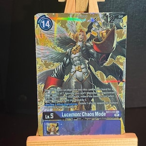 lucemon digimon card game Digimon TCG Lucemon BT4-115 Secret Rare Near Mint