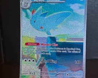 Handgefertigte Togekiss-Pokémon-Karte Aufgestiegene Helden