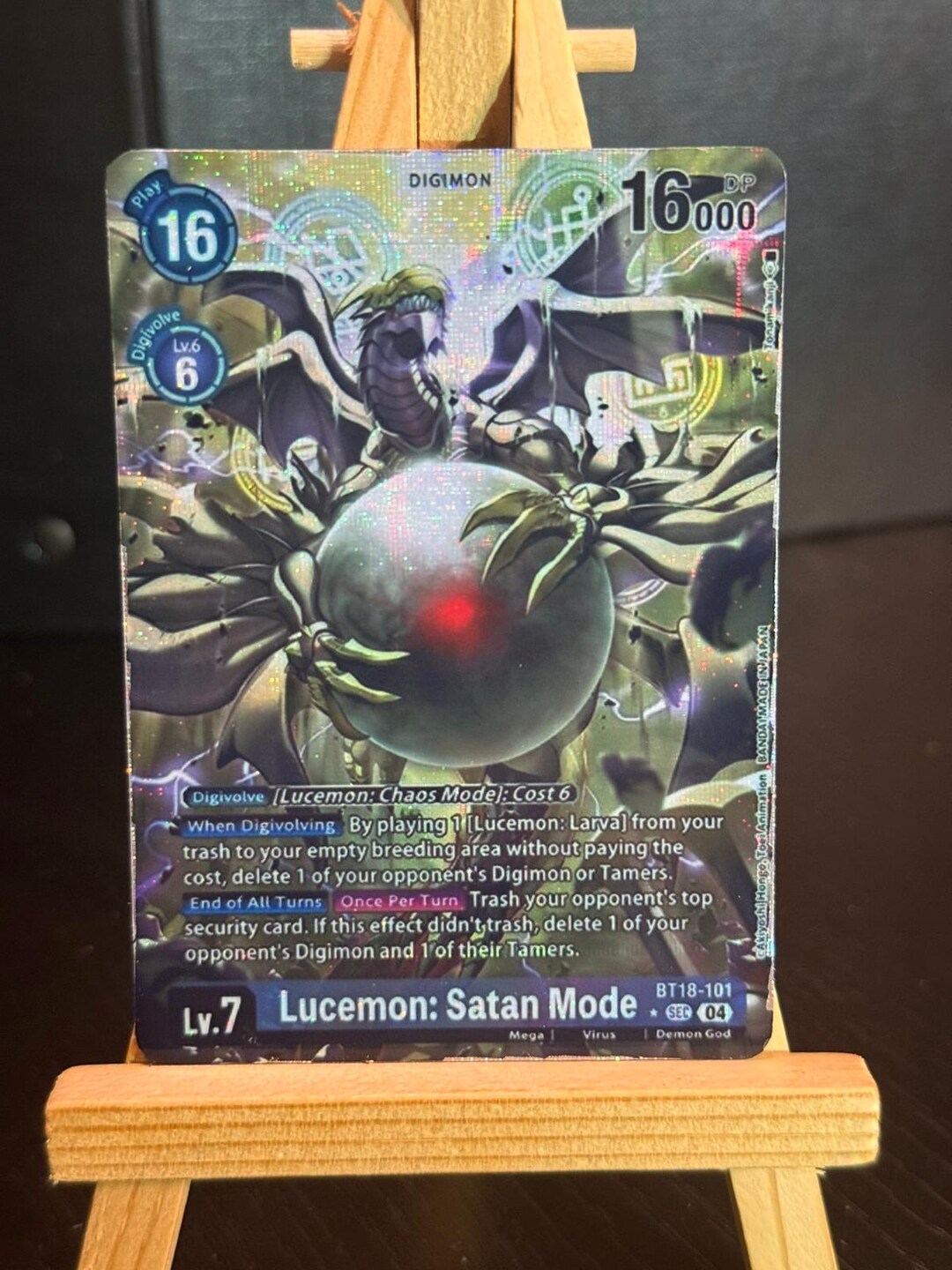 digimon card game lucemon is often viewed as the ultimate chase for the digibattle series of and I can understand why. Being one of the most expensive cards to buy in gold text [On Play] [When Digivolving] Delete 1 of your opponents Tamers or level 6 or lower Digimon. Digimon Trading Card Game Release