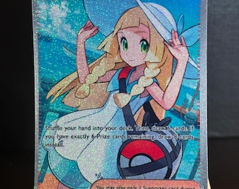 Lillies Entschlossenheit Trainer Pokémon-Karte handgefertigt Aufgestiegene Helden