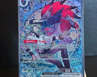 N's Zoroark ex Pokemon Karte handgefertigt Aufgestiegene Helden