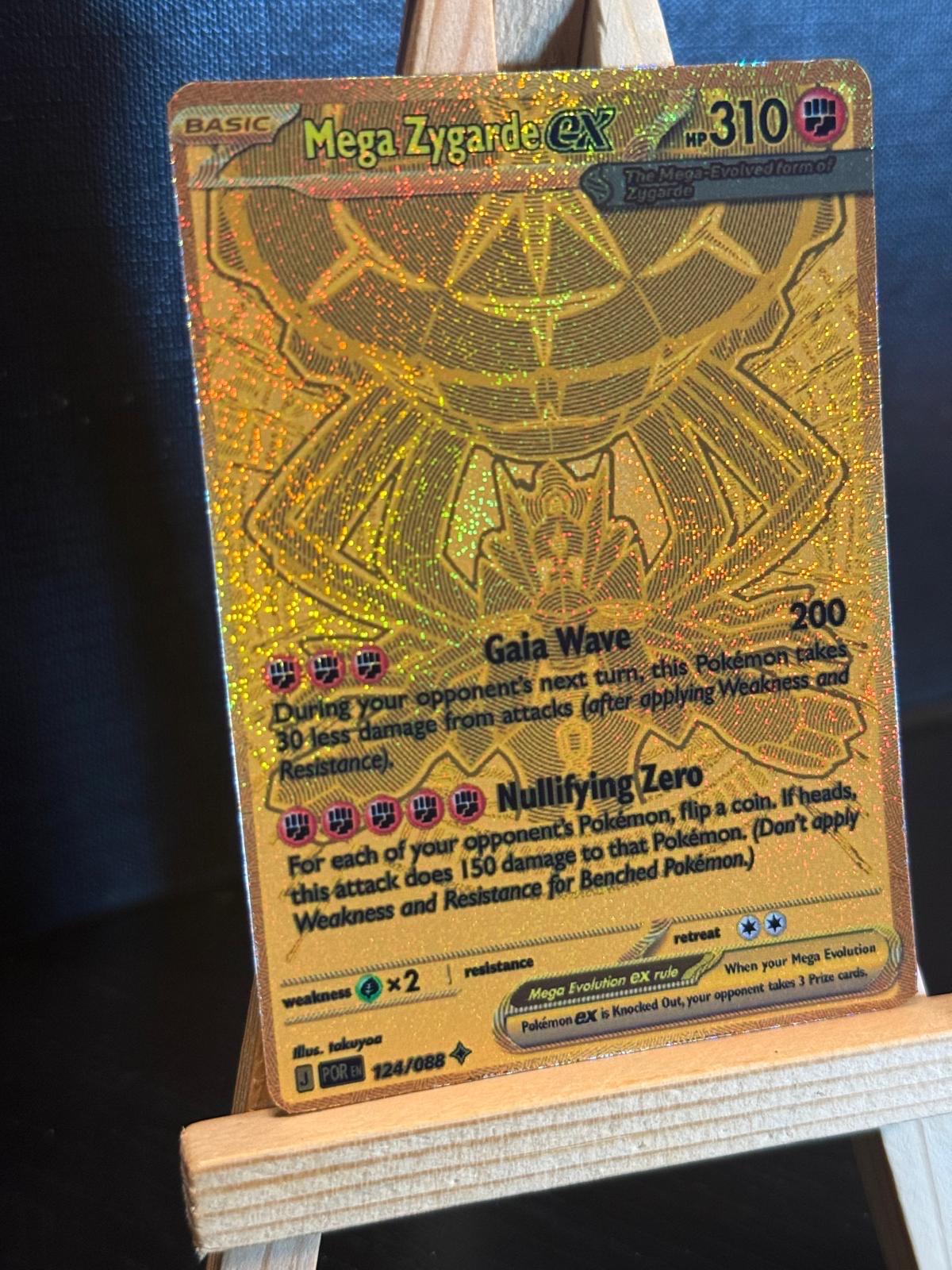 mega zygarde pokemon card M Zygarde Ex Custom Card