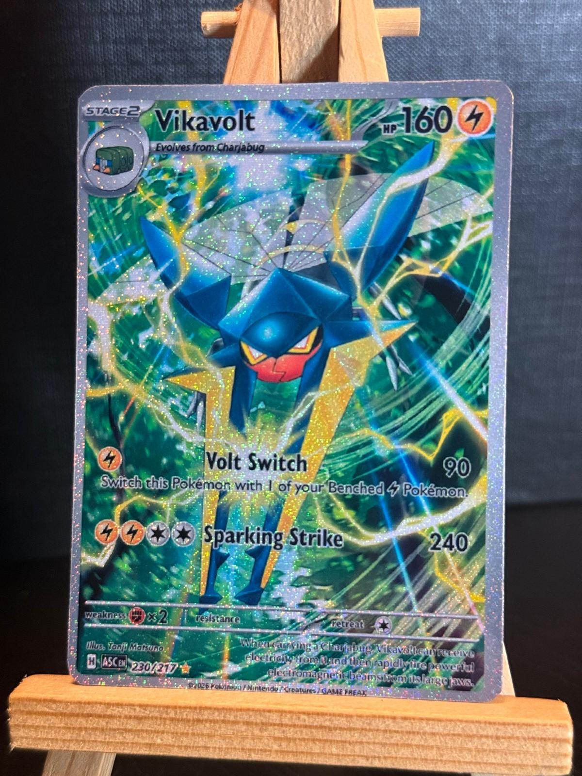 vikavolt v pokemon card value Pokemon Darkness Ablaze Ultra Rare Vikavolt V #180