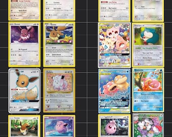 Pegatinas personalizadas para cartas Pokémon - Surtido de 8