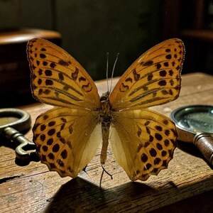 Real Butterfly Specimen in Display Box – A1 Quality Preserved Insect, Clear Case Study Decor, Entomology Gift