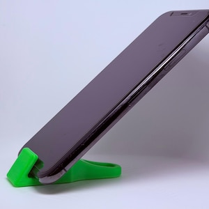 3D Printed Phone Stand Keychain | Portable Desk Holder, Travel Accessory