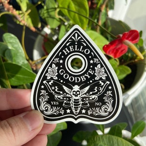 Ouija Planchette DieCut Sticker | Waterproof