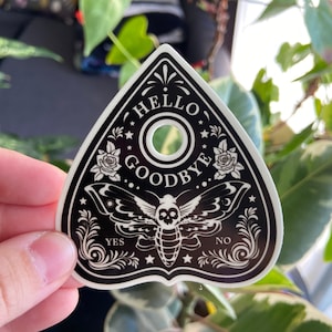 Glow-in-the-Dark Sticker - Ouija Planchette