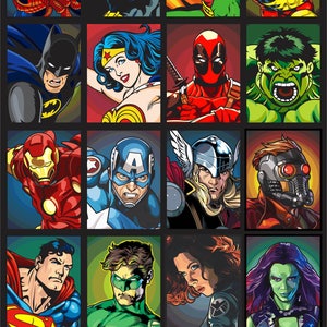 Superhero Print - 8.5&quot; x 11&quot;