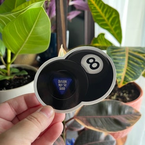 Magic 8 Ball DieCut Sticker | Waterproof