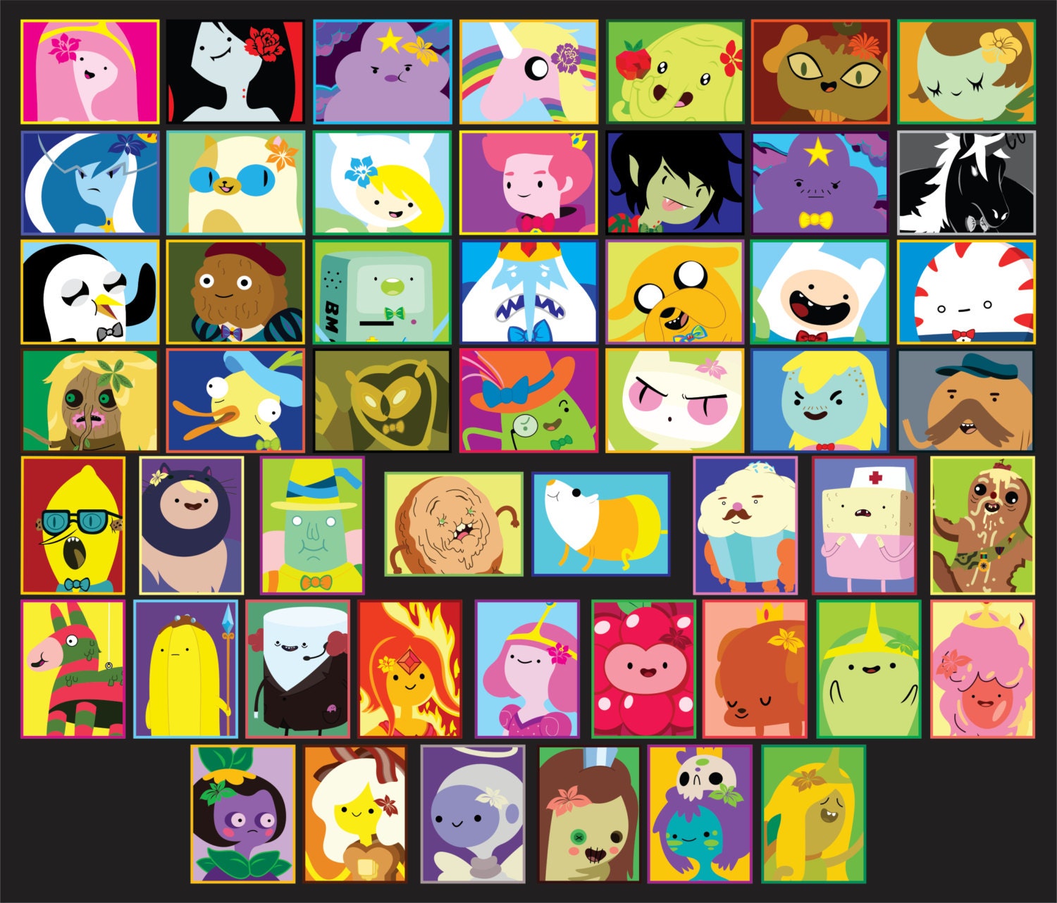 Adventure time characters eelat