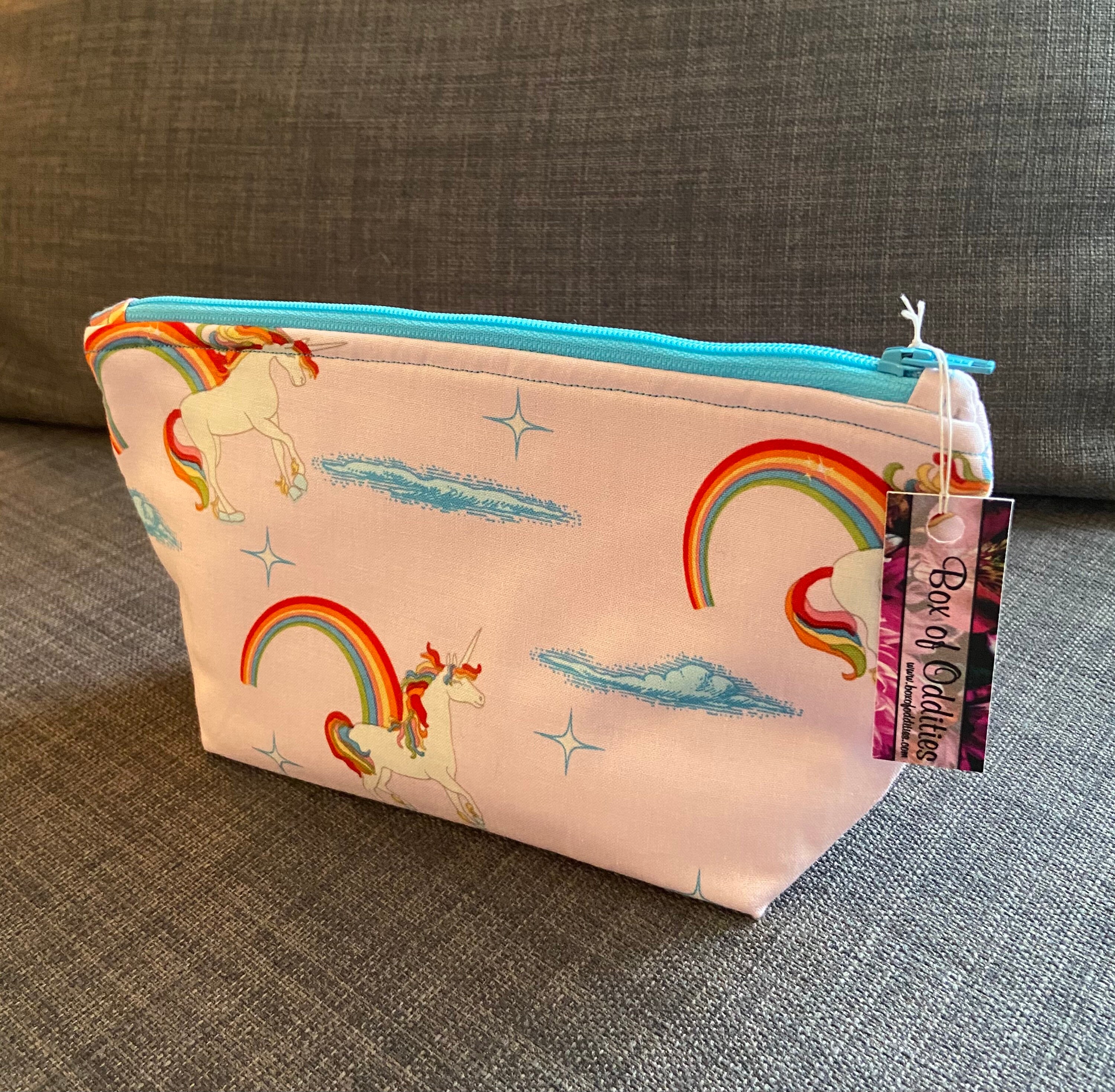 Reusable Snack Bag, Small 2-Pack- Rainbows & Unicorns