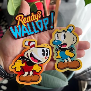 Cuphead DieCut Sticker Trio | Waterproof