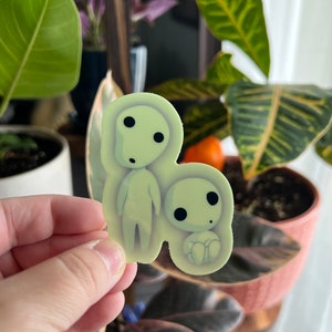 Glow-in-the-Dark Sticker - Kodama
