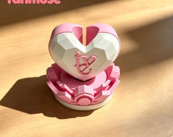 ive - Lightstick Stand (3D Printed) - Ver 1&2 - white+pink - Concert Display Base | Fan Gift