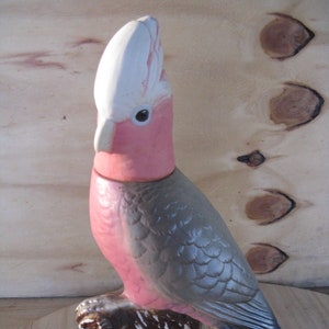 Jim Beam Kentucky Straight Bourbon Whisky Decanter - South Australia Pink Galah Cockatoo