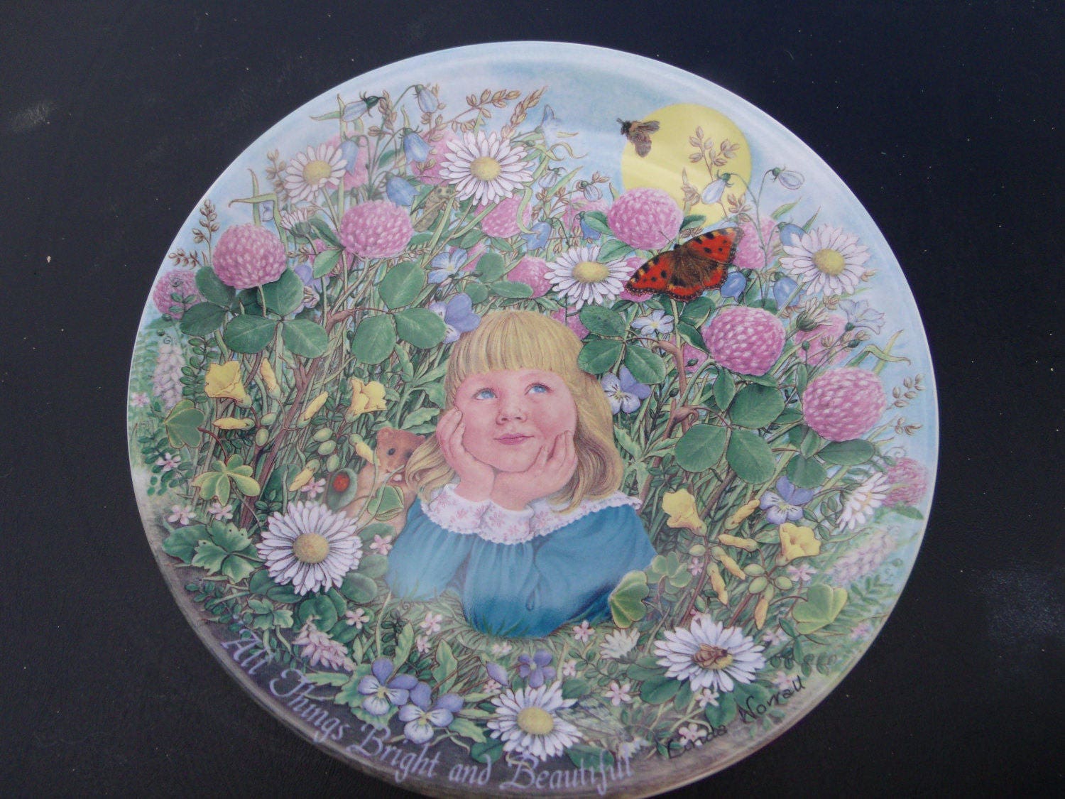 Davenport All Things Bright & Beautiful Worrall Plate Davenport All Things Bright & Beautiful Worrall Plate
