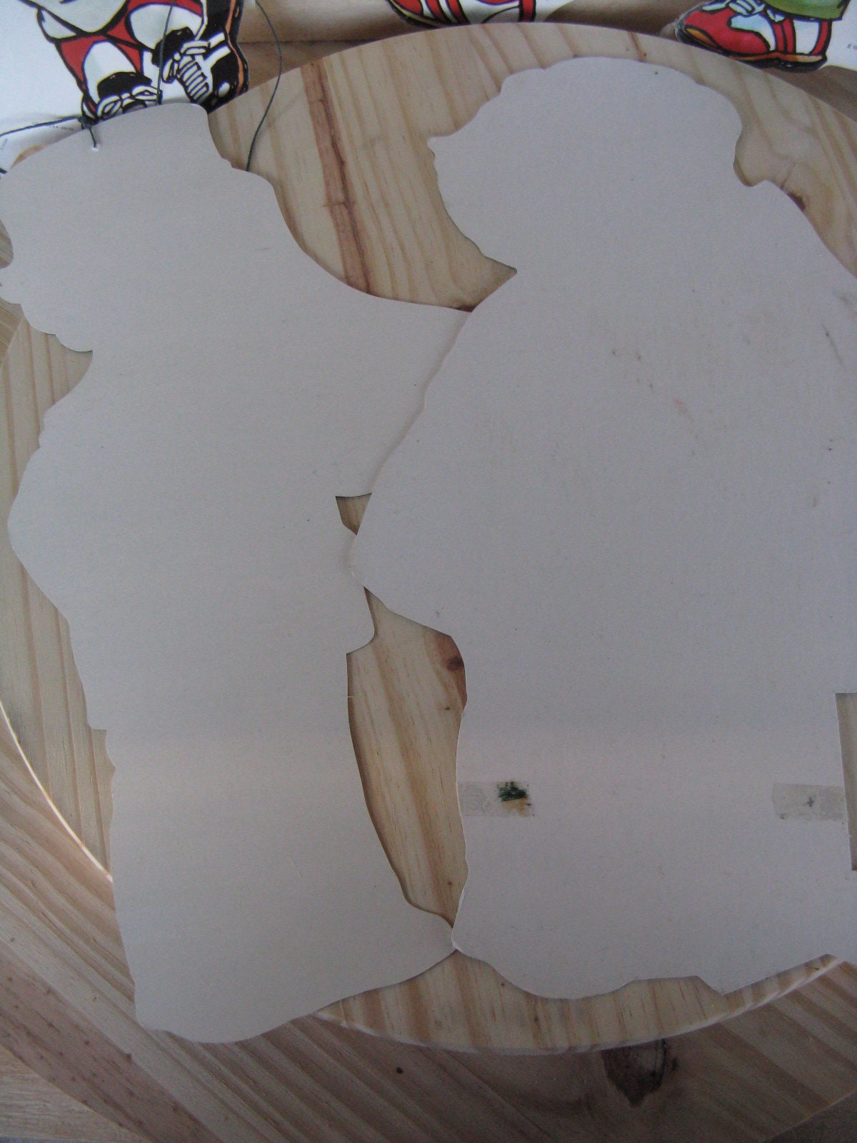 Vintage Cardboard Cutouts Campbells Soup Kids Five Figures Etsy