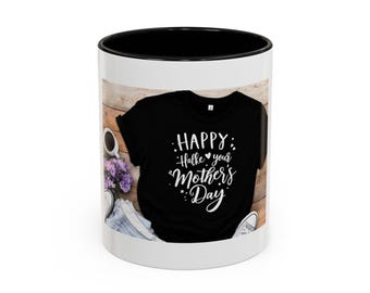 Sentimental Mother's Day Mug, Minimalist Style, AI Design (11oz White Mug)