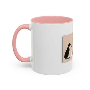 11oz White Mug, Hyper-Personalized Pet Memorials, Minimalism Style Pet Portrait image 15
