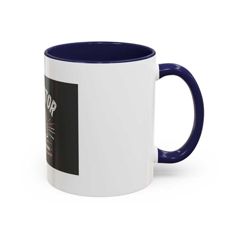 Respiratory Therapist Mug, Fueled by Caffeine, Lungs Design (11oz White Mug) image 8