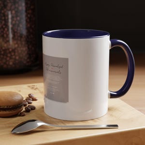 11oz White Mug, Hyper-Personalized Pet Memorials, Minimalism Style Pet Portrait image 11